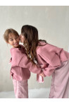 BLUZA z kokardą DUSTYPINK